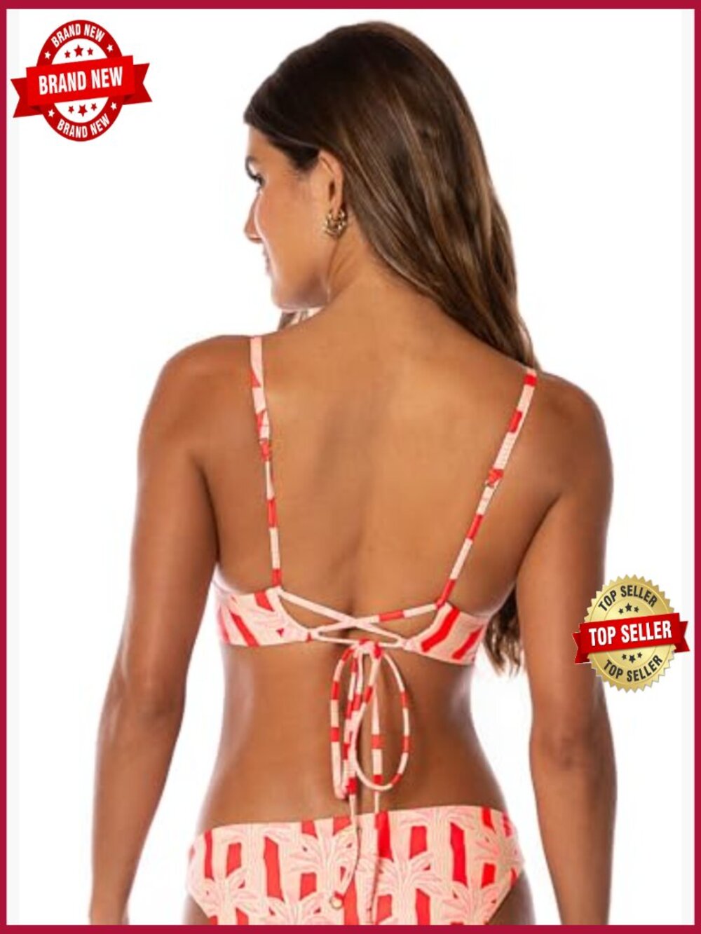 Reversible Bikini Top with Adjustable Straps - Picture 4 of 7